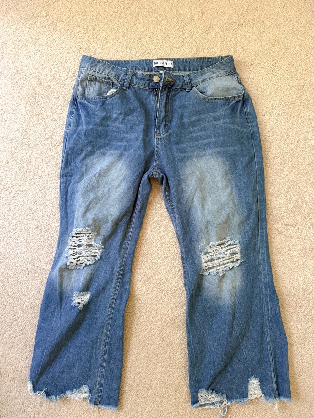 Boutique Melarey Wide Leg Jeans